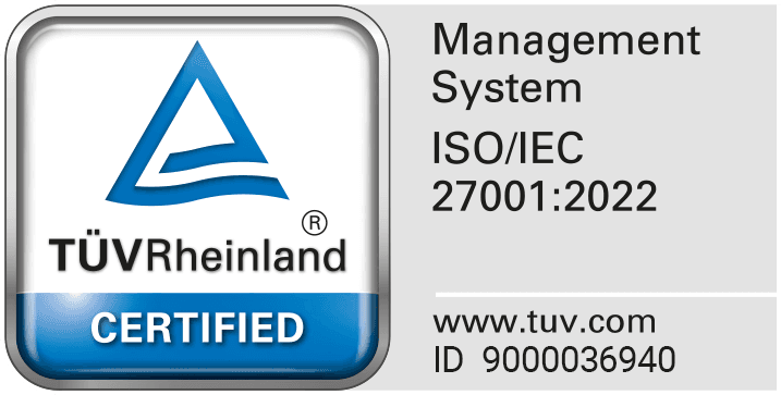 ISO 27001 certified logo