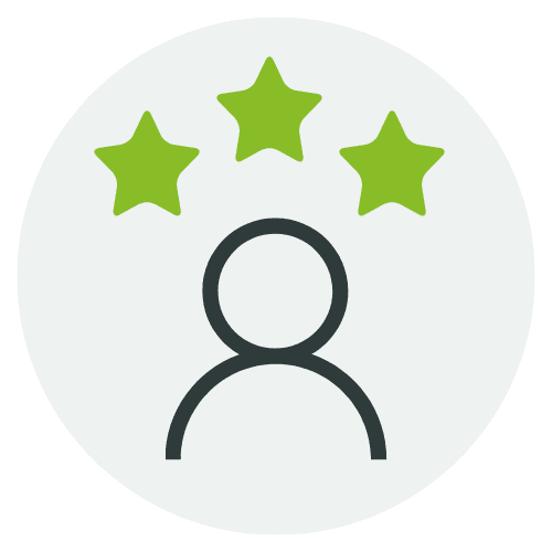 Targeted skills development icon