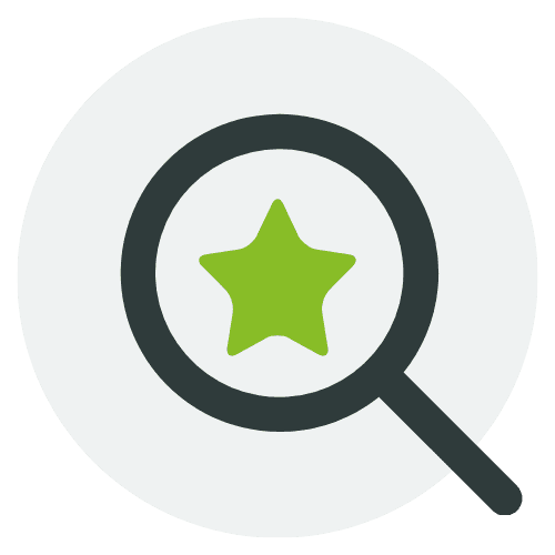 It's up to your scope icon