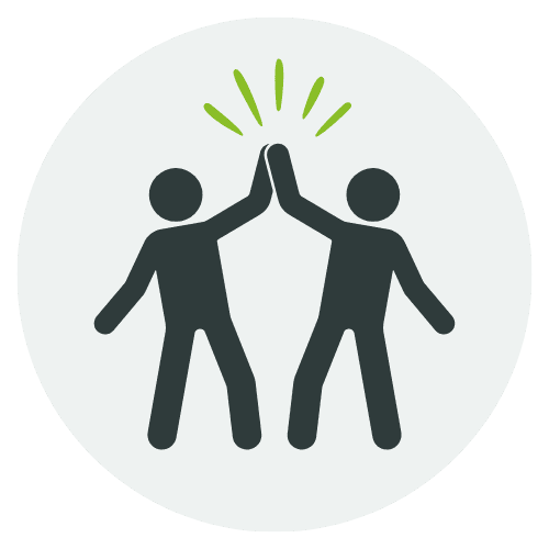 Sparring on equal terms icon