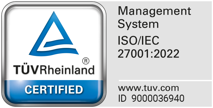ISO 27001 certified logo